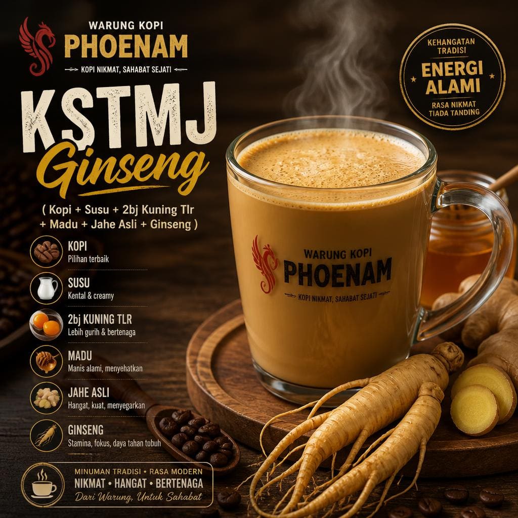 KSTMJ Ginseng Warkop Phoenam